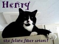 Henry, the Feline Fiber Artist